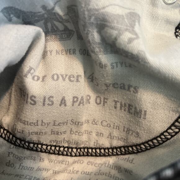 Levi's Men's 512 Slim Fit Taper Jeans Size 34x30 Black Denim Mid Rise - Picture 9 of 9